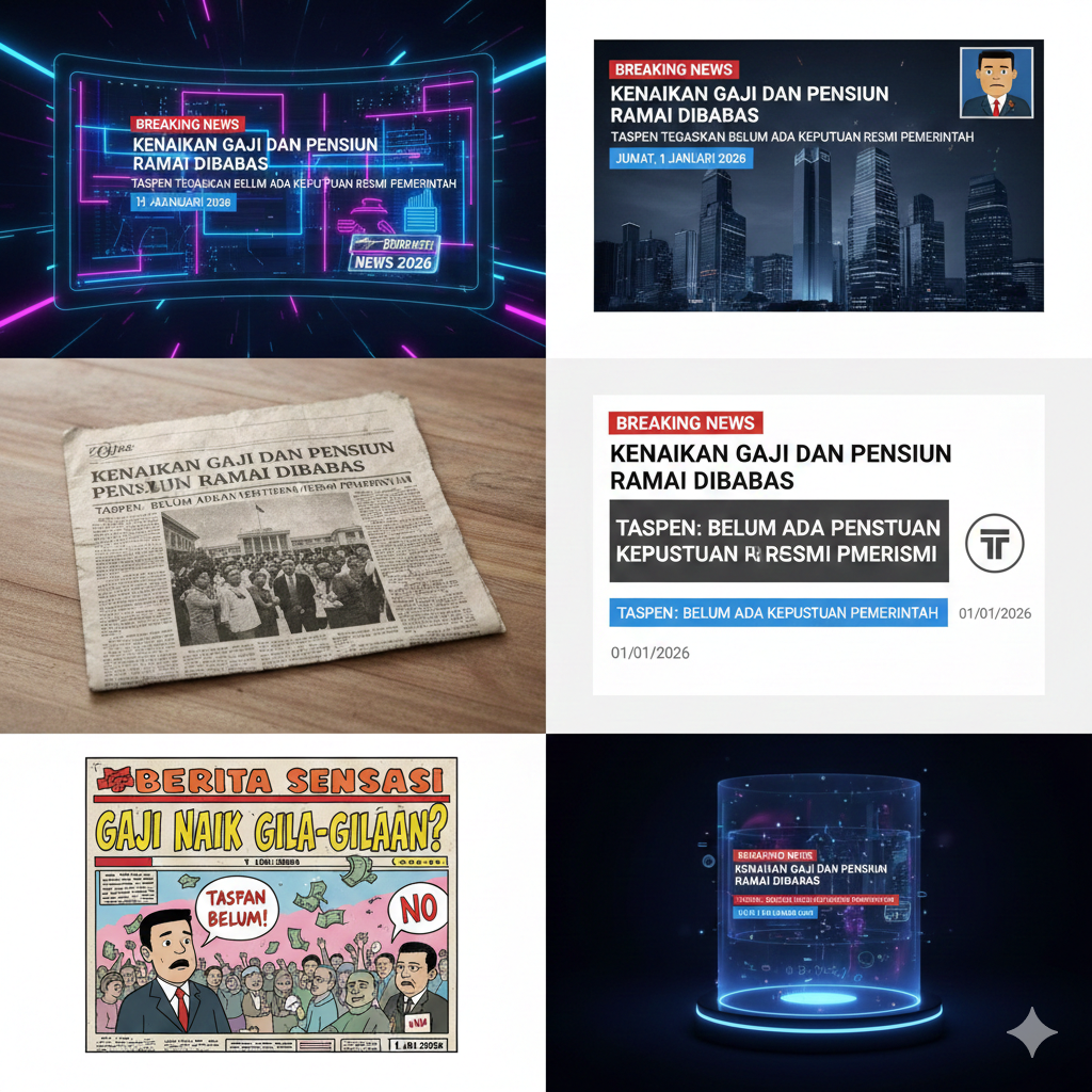 Breaking News 1 Januari 2026 soal Kenaikan Gaji dan Pensiun Ramai Dibahas, TASPEN Tegaskan Belum Ada Keputusan Resmi Pemerintah