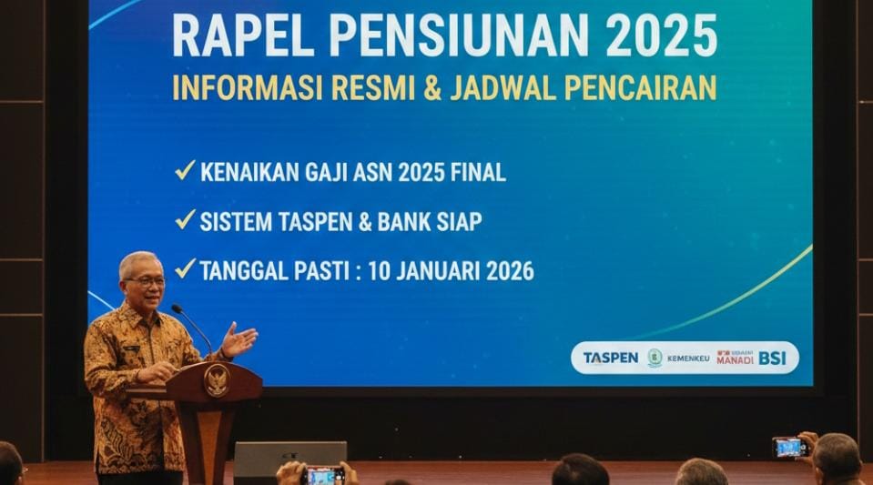 Rapel Pensiunan 2025 Dipastikan Cair, Taspen Bongkar Skema Lengkap dan Tanggal Pasti Transfer ke Rekening