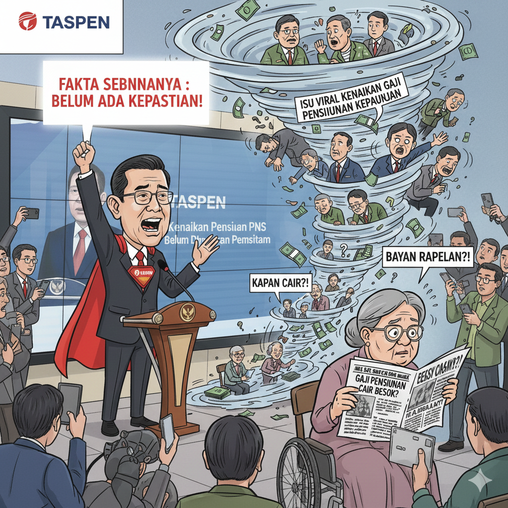 Kapan Kenaikan Gaji Pensiunan PNS Cair dan Rapelan Dibayar? Isu Viral Ramai, TASPEN Tegaskan Fakta Sebenarnya
