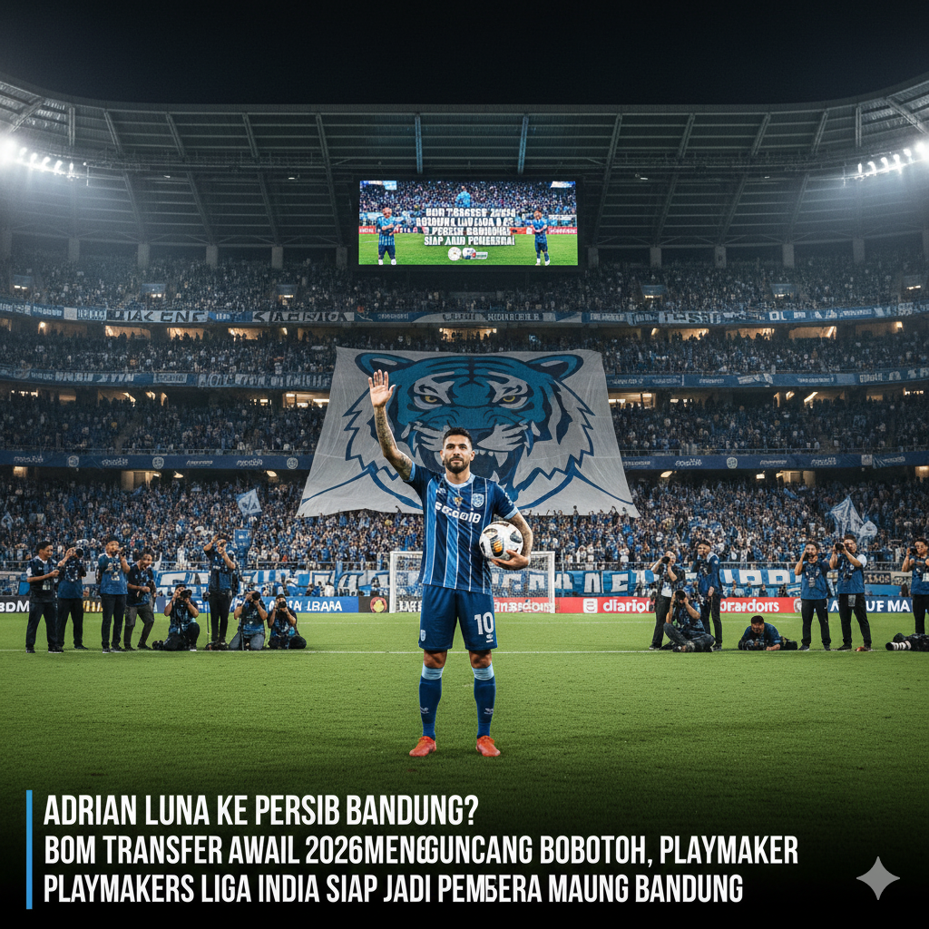 Adrian Luna ke Persib Bandung? Bom Transfer Awal 2026 Mengguncang Bobotoh, Playmaker Ikonik Liga India Siap Jadi Pembeda Maung Bandung