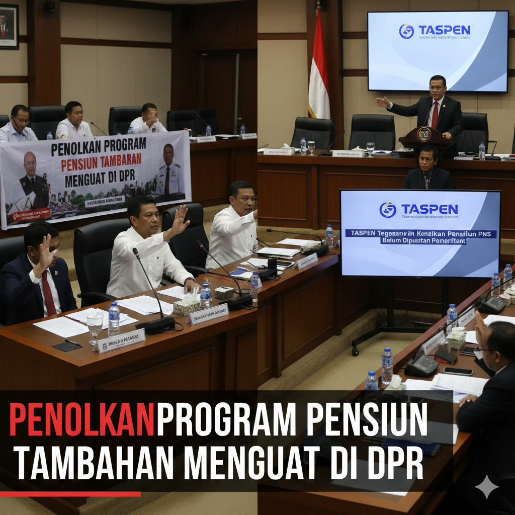 Penolakan Program Pensiun Tambahan Menguat di DPR, TASPEN Tegaskan Kenaikan Pensiun PNS Belum Diputuskan Pemerintah
