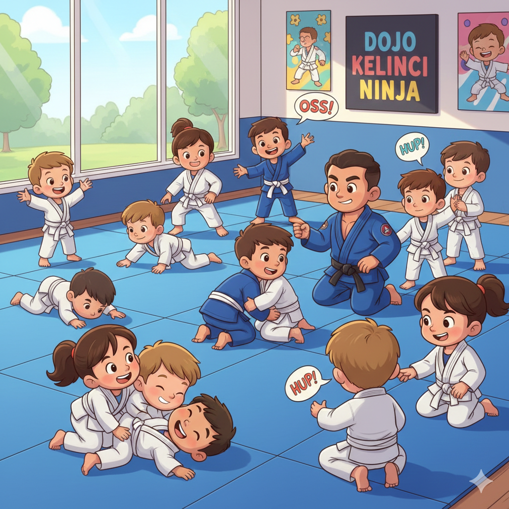 Ilustrasi Latihan Jujitsu