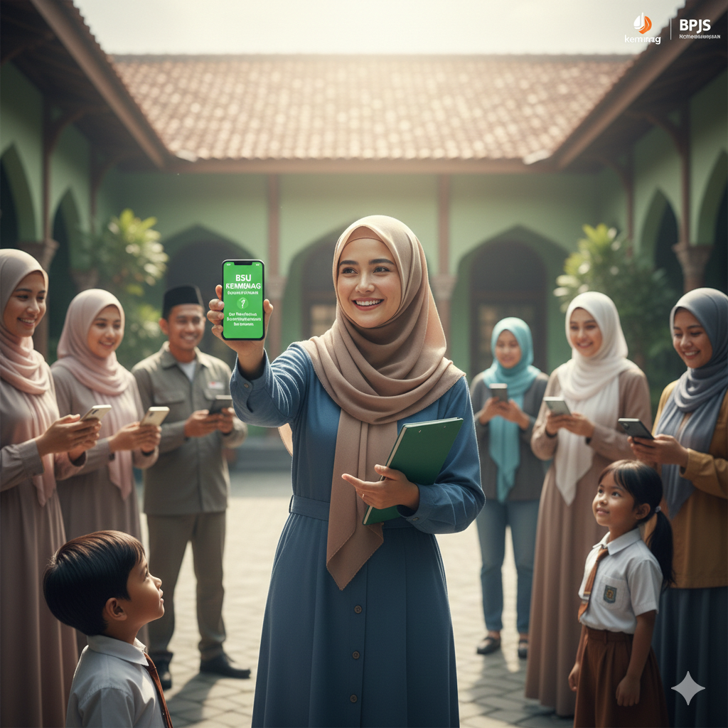 BSU Kemenag untuk Guru Non Sertifikasi Mulai Cair, Dana Rp270 Miliar Disalurkan Lewat Simpatika, Ini Syarat dan Caranya