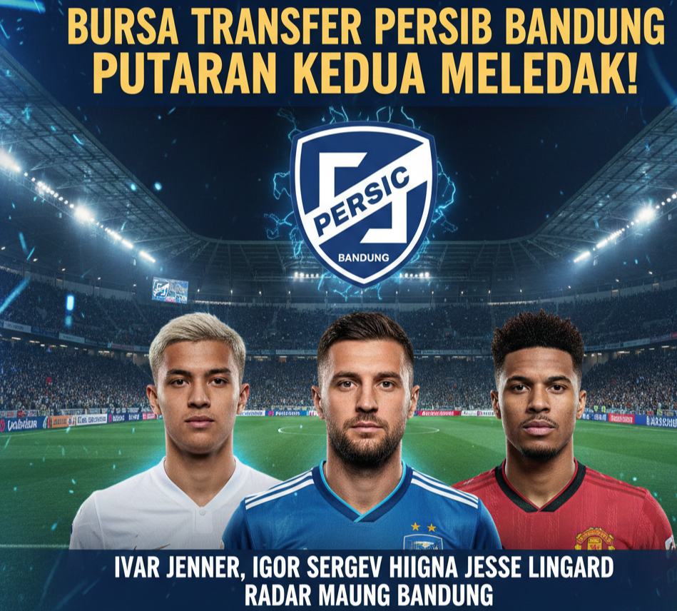 Bursa Transfer Persib Bandung Putaran Kedua Meledak: Ivar Jenner, Igor Sergeev hingga Jesse Lingard Masuk Radar Maung Bandung