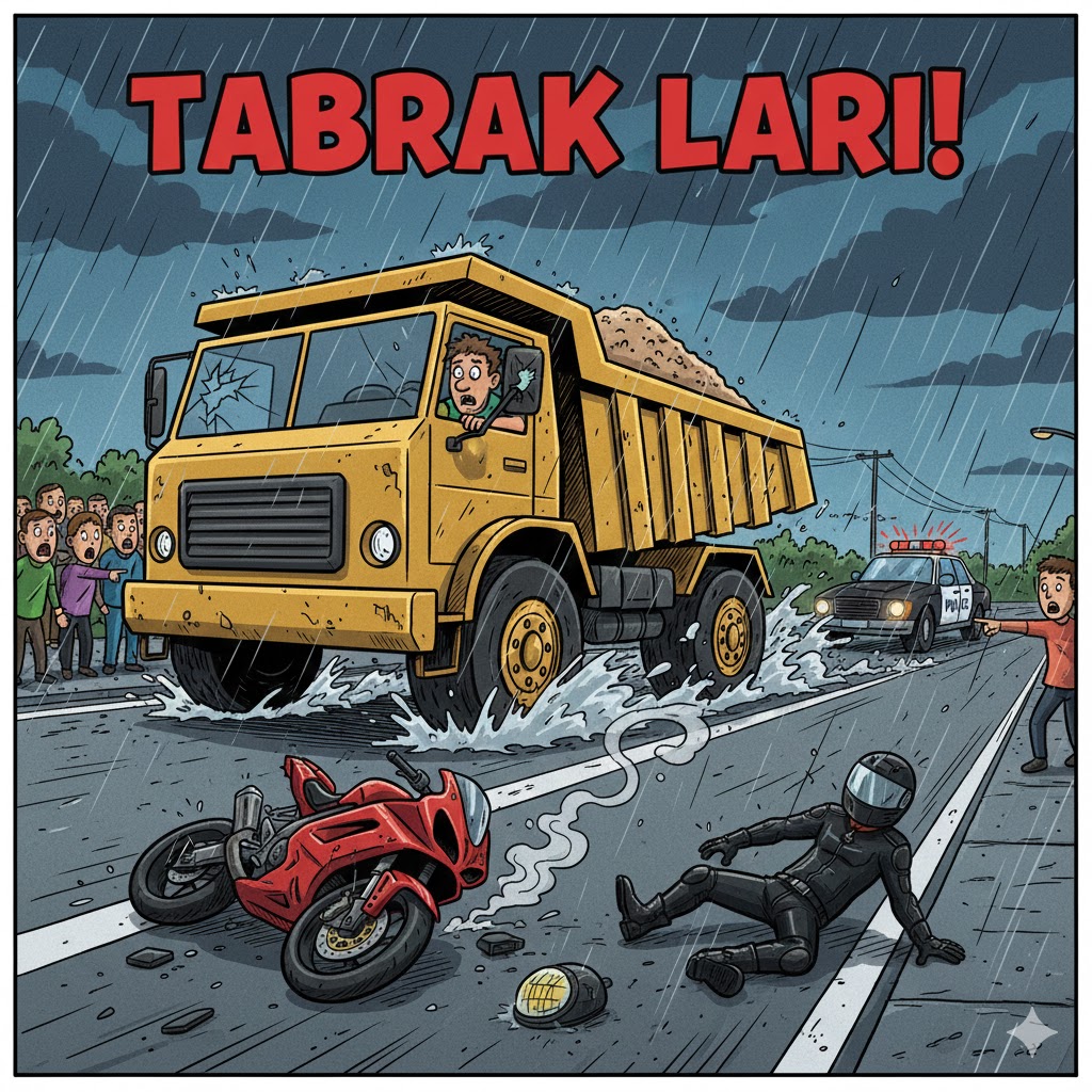 ILUSTRASI TABRAK LARI