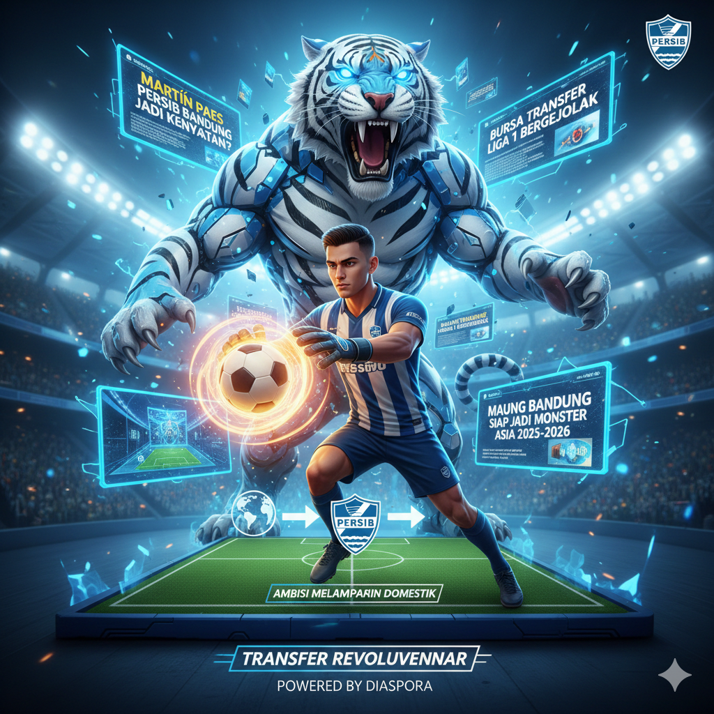 Mart&iacute;n Paes Persib Bandung Jadi Kenyataan? Bursa Transfer Liga 1 Bergejolak, Maung Bandung Disebut Siap Jadi Monster Asia