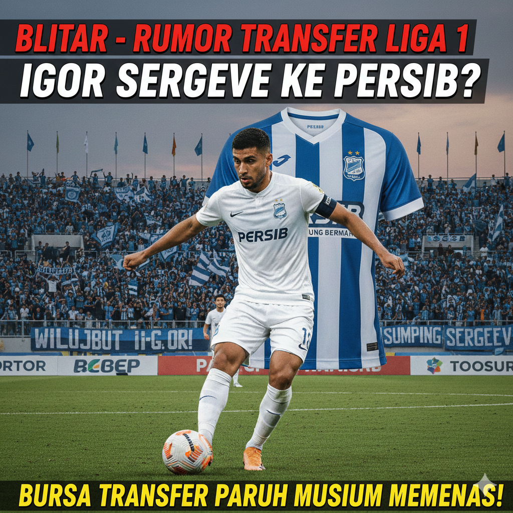 Igor Sergeev ke Persib? Slot Pemain Asing Masih Kosong, Striker Uzbekistan Ini Bikin Bobotoh Heboh Bursa Transfer Paruh Musim