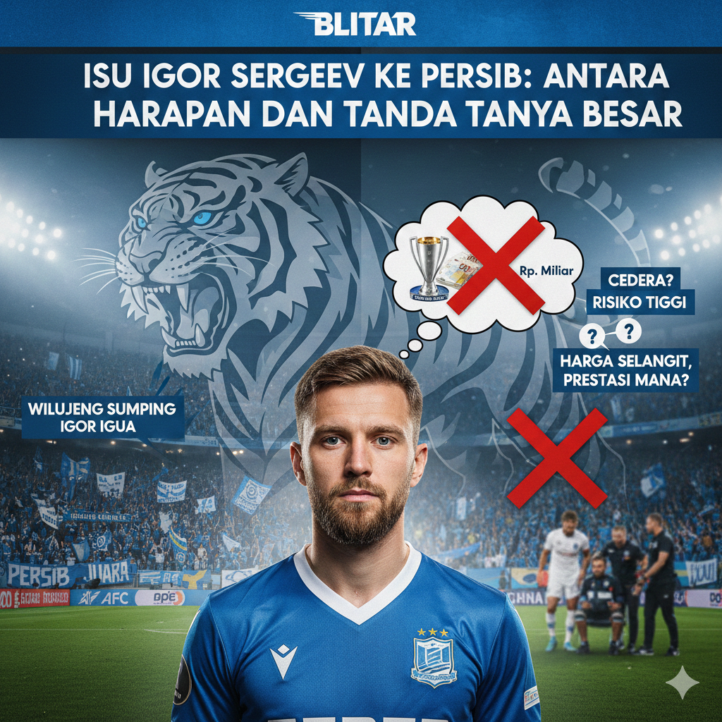 Igor Sergeev ke Persib Harga Rp Miliaran: Solusi Instan Maung Bandung atau Bom Waktu di Bursa Transfer Januari?