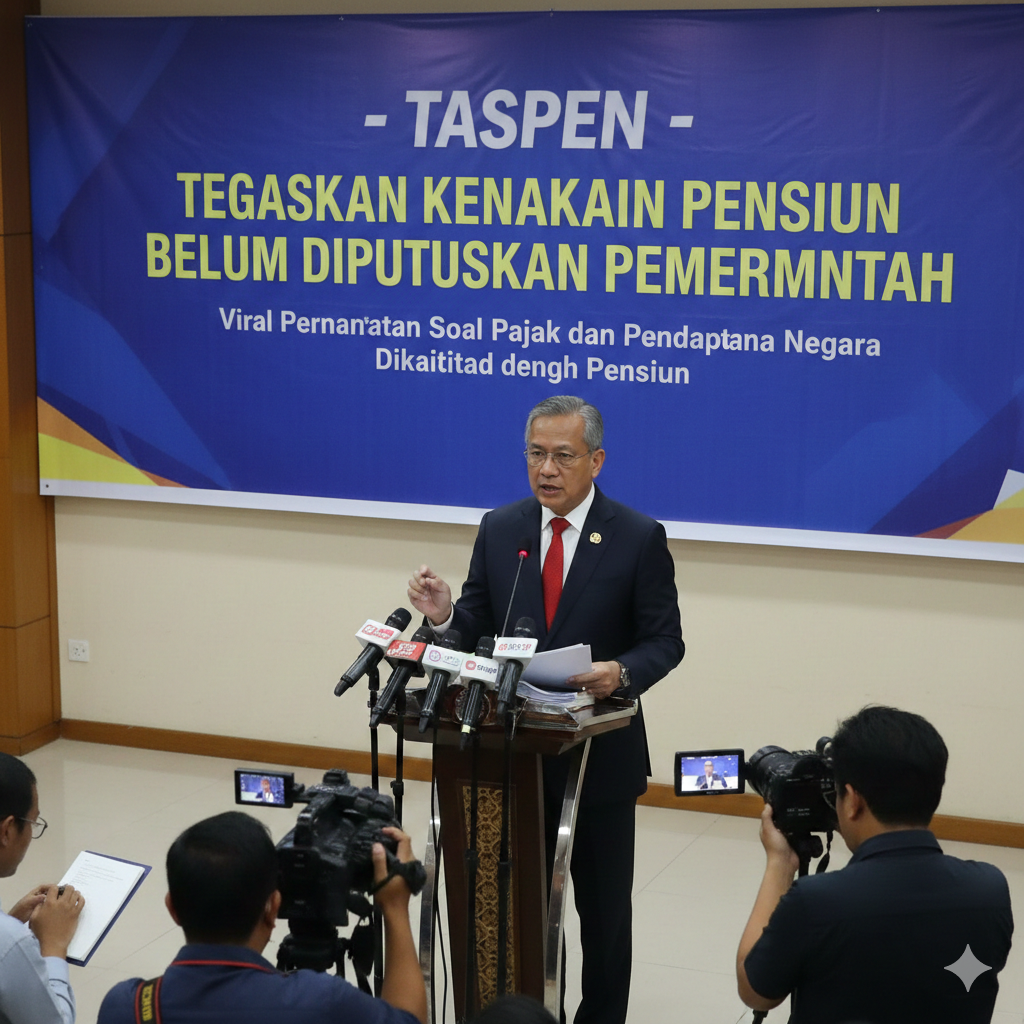 Viral Pernyataan Soal Pajak dan Pendapatan Negara Dikaitkan dengan Pensiun, TASPEN Tegaskan Kenaikan Pensiun Belum Diputuskan Pemerintah