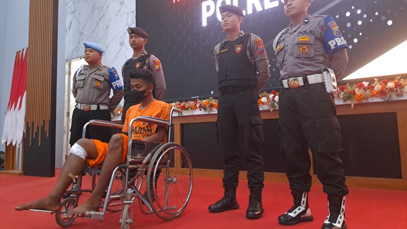 WASPADA: Salah satu pelaku kriminal hasil pengungkapan Polres Blitar pada 2025. Masyarakat diimbau tetap waspada.