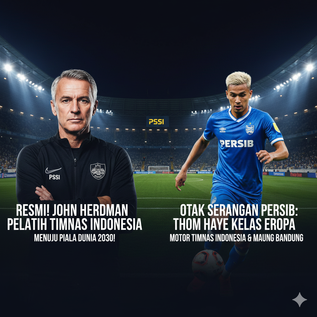 Persib protes keras wasit laga kontra Persik! John Herdman resmi jadi pelatih Timnas Indonesia, dan Thom Haye kian vital di lini tengah Maung Bandung.