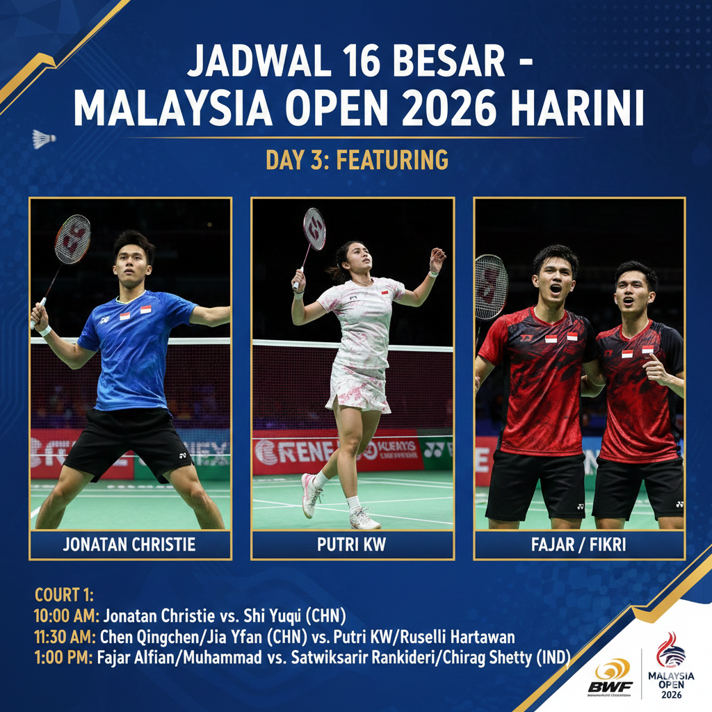 Jonatan Christie, Putri KW hingga Fajar/Fikri