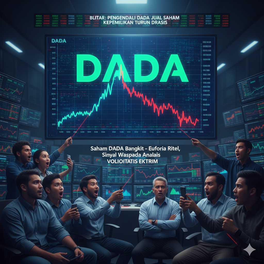 Saham DADA Bangkit Mendadak, Tapi Ada Alarm Bahaya: Pengendali Masih Jualan, Besok Berpotensi Merah?Saham DADA Bangkit Mendadak, Tapi Ada Alarm Bahaya: Pengendali Masih Jualan, Besok Berpotensi Merah?