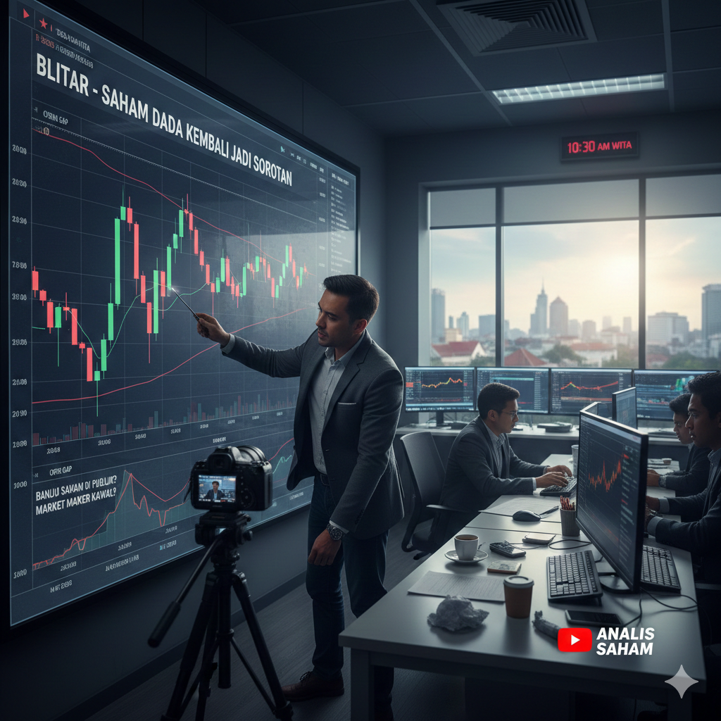 Saham DADA Bangkit Usai Diguyur Aksi Jual Bandar, Ini Sinyal Teknis dan Peluang Rebound yang Mulai Terbaca
