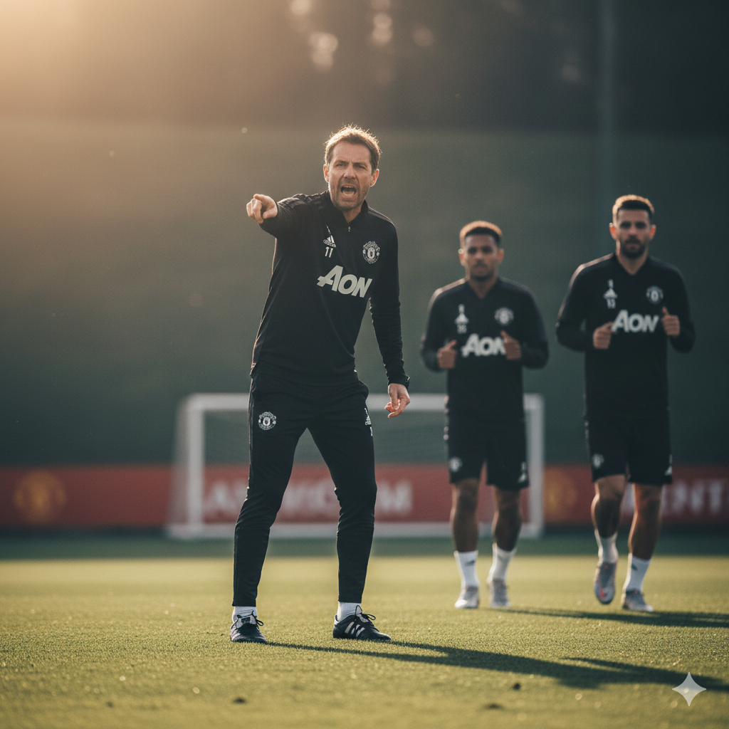 Pasca Ruben Amorim dipecat, Darren Fletcher pimpin MU lawan Burnley. Bruno Fernandez & Mount pulih, MU siap incar bintang Brazil Rp1,57 T. Simak selengkapnya!