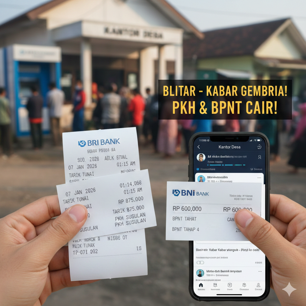 PKH Susulan dan BPNT Tahap 4 Cair Januari 2026, Saldo Rp875 Ribu&ndash;Rp600 Ribu Mulai Masuk KKS, Ini Fakta Lengkapnya