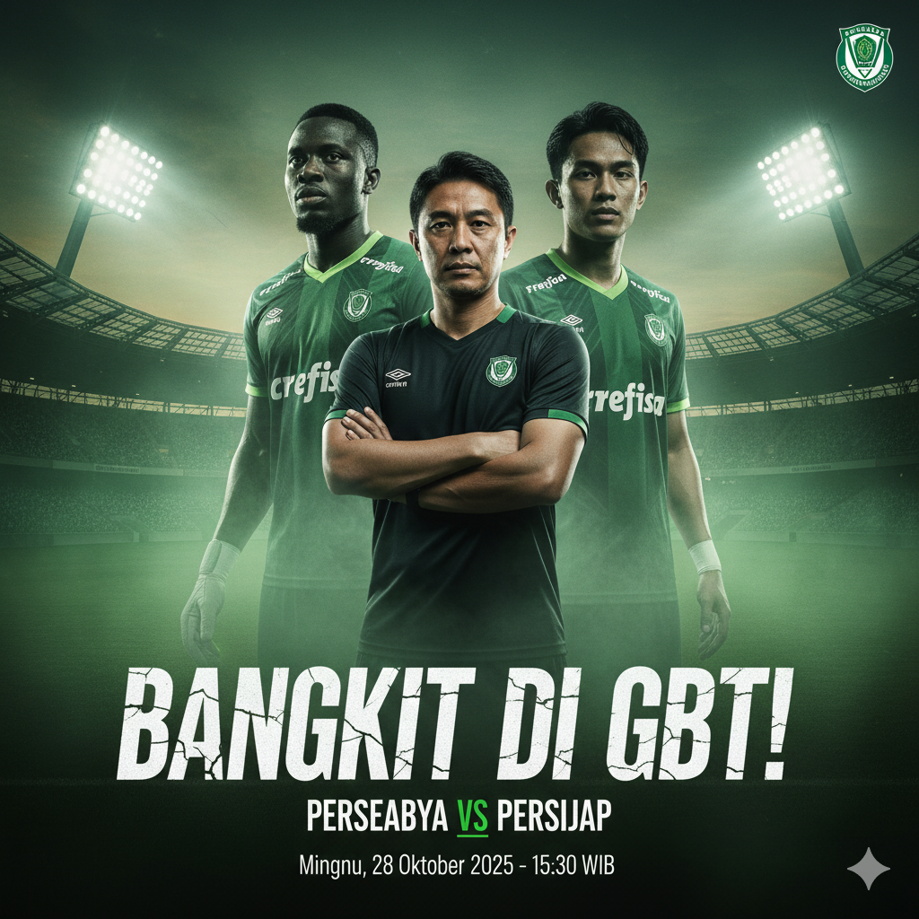 Kabar terbaru Persebaya Surabaya: Kolaborasi Coach Shin & Bernardo Tavares lawan Persijap. Simak rumor transfer Yuran Fernandes, Gonzalo Ritacco, hingga Sananta!