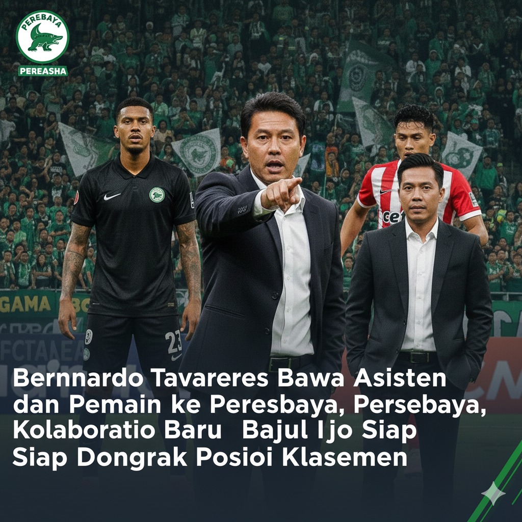 Bernardo Tavares Bawa Asisten dan Pemain ke Persebaya, Kolaborasi Baru Bajul Ijo Siap Dongkrak Posisi Klasemen