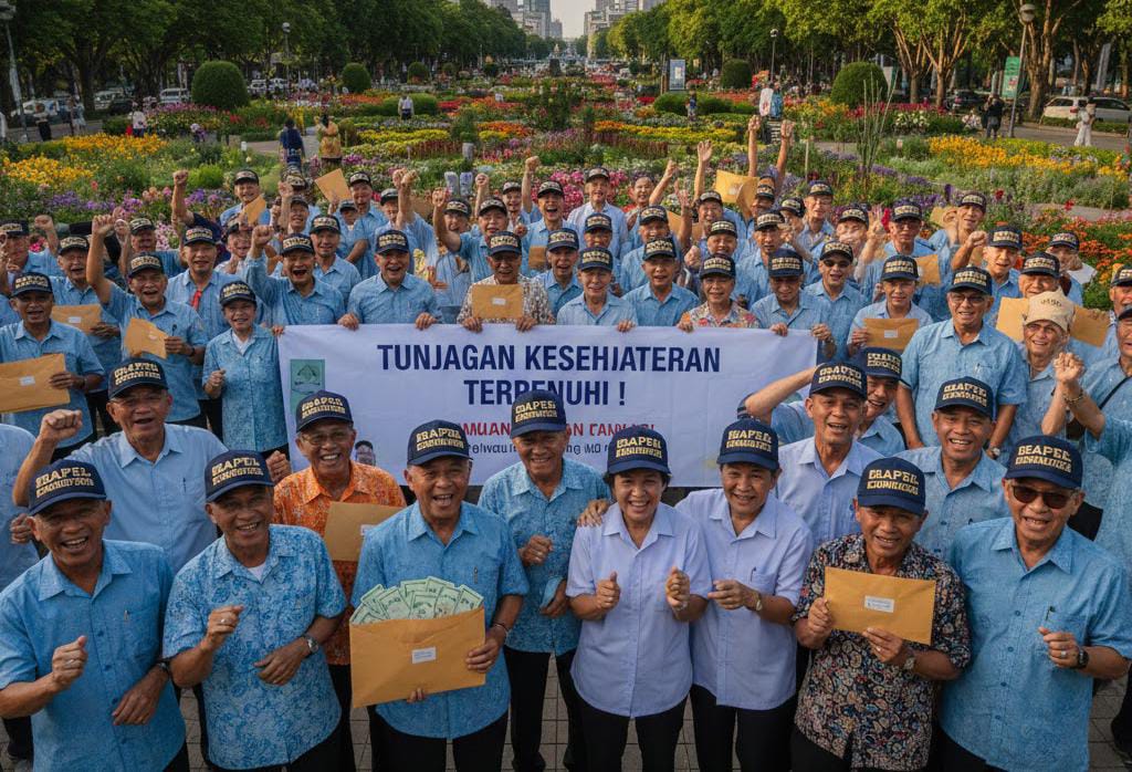 Isu Rapel Gaji Pensiunan ASN-TNI-Polri Ramai Disebut Cair, Ini Klarifikasi Resmi TASPEN Soal Kenaikan Pensiun