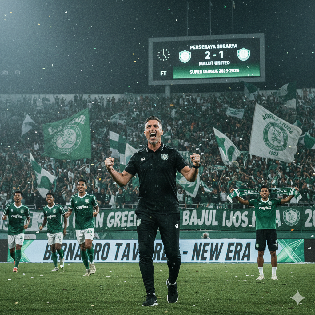 Rumor Persebaya Kian Menguat Usai Bungkam Malut United: Racikan Taktik Bernardo Tavares dan Ketajaman Gali Freitas Jadi Sorotan