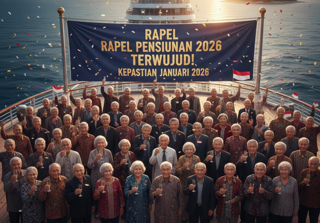 Heboh Klaim Rapel Fantastis Cair Januari, Kenaikan Gaji Pensiunan ASN TNI Polri Akhirnya Dijelaskan TASPEN
