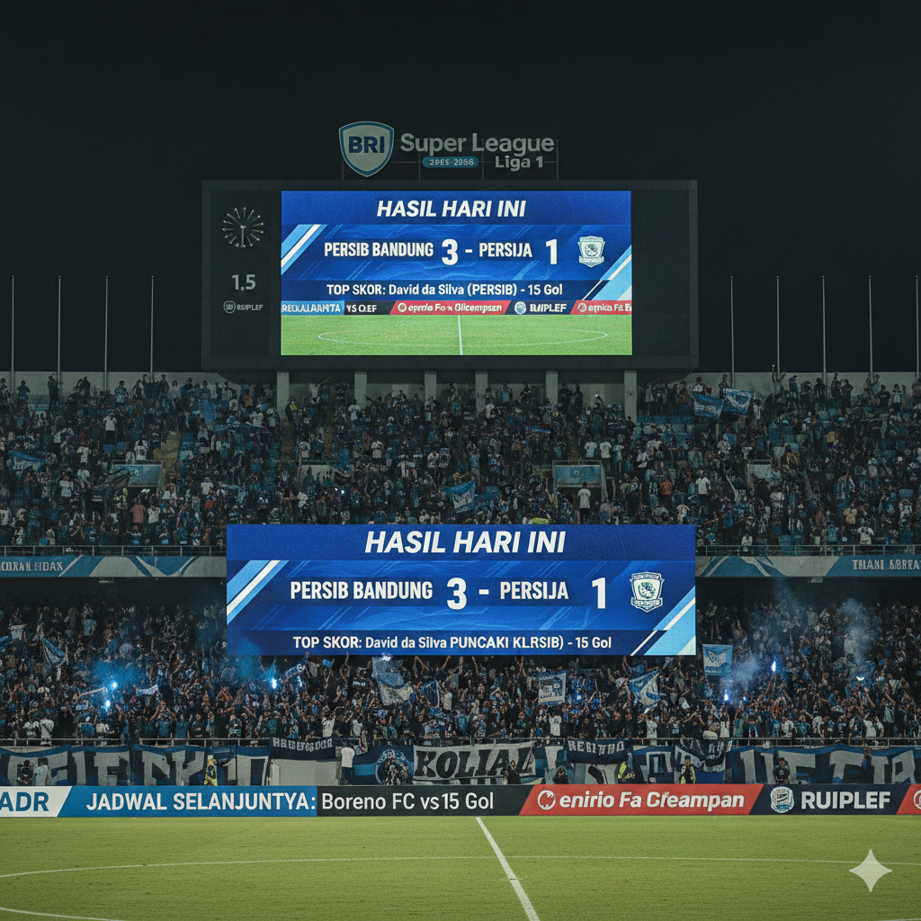 Hasil liga 1 super league
