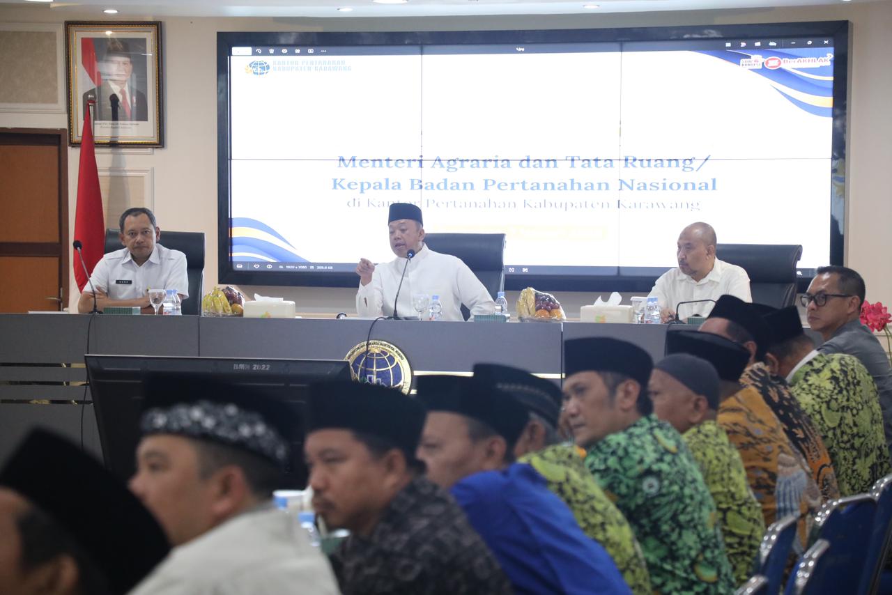 Menteri Nusron Dorong Peran Tokoh Agama Percepat Sertipikasi Tanah Wakaf