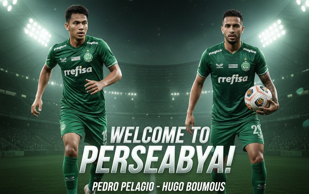 Update transfer BRI Super League: Persebaya Surabaya incar Pedro Pelagio & Hugo Boumous. Persib bidik pemain FC Utrecht, Persija incar Ricardo Alves.