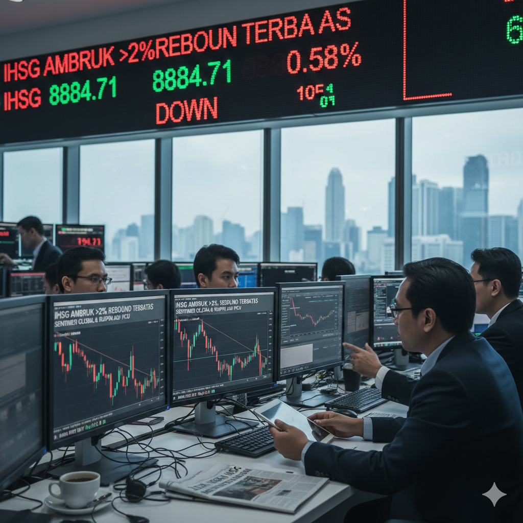 IHSG Ambruk Lebih dari 2 Persen Lalu Rebound Tajam, Ini Analisis Lengkap Maybank Sekuritas soal Skenario Bullish hingga Rekomendasi Saham Hari Ini