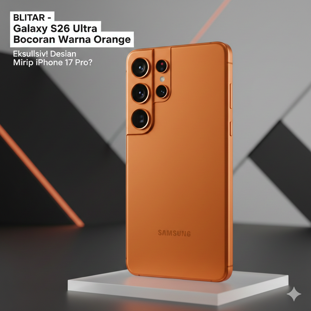 Samsung Galaxy S26 Ultra Warna Orange Bocor, Disebut Mirip Cosmic Orange iPhone 17 Pro, Benarkah Akan Rilis Januari 2026?