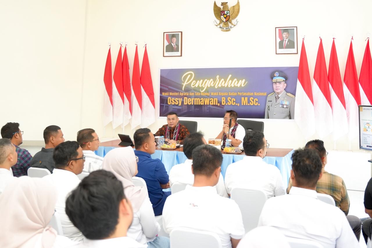 Pesan Wamen Ossy di Mempawah: Tingkatkan Layanan Pertanahan Sesuai Kebutuhan Masyarakat