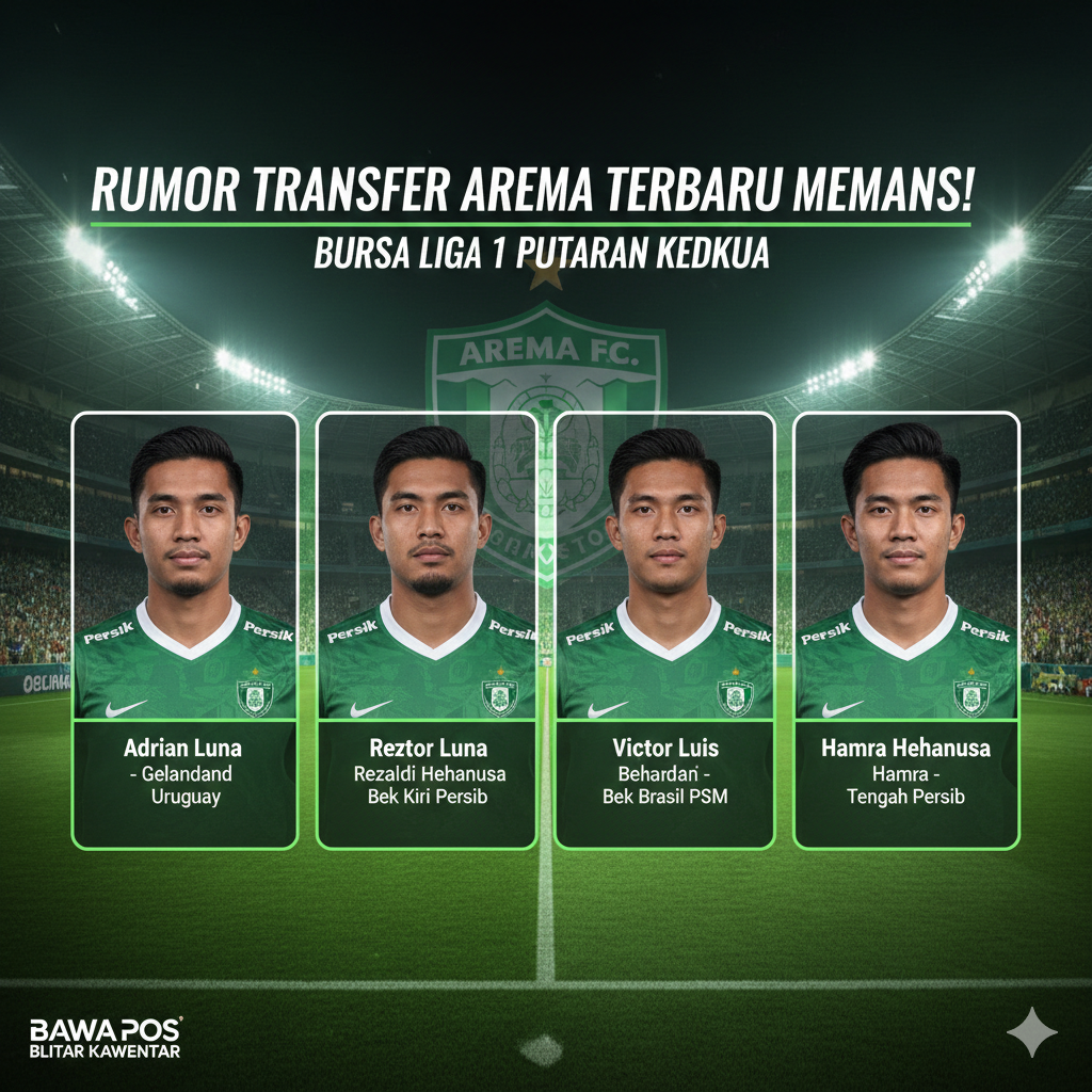 Rumor Transfer Arema Terbaru Putaran Kedua BRI Super League Memanas, Kelvin dari Brasil Masuk Radar Singo Edan