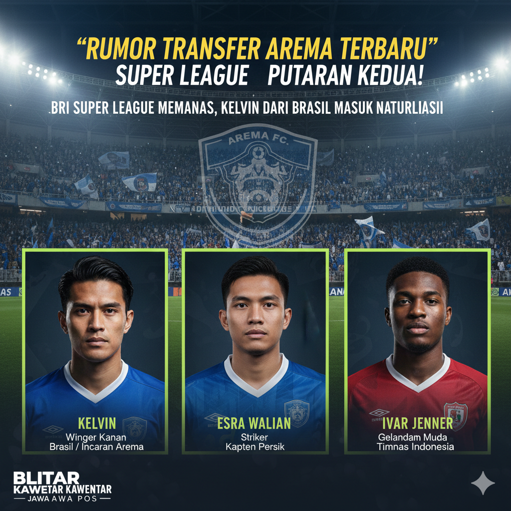 Rumor Transfer Arema Terbaru Makin Panas Jelang Putaran Kedua Liga 1: Tales Lira Dipanggil Pulang, David Da Silva Naturalisasi hingga Deretan Transfer Mengejutkan