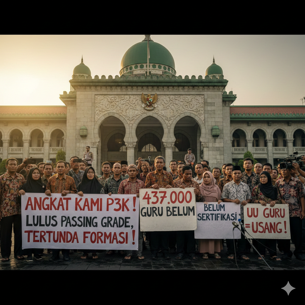 Pengangkatan P3K Guru Madrasah Kian Mendesak, 437 Ribu Belum Tersertifikasi Meski Lulus Passing Grade Tanpa Formasi