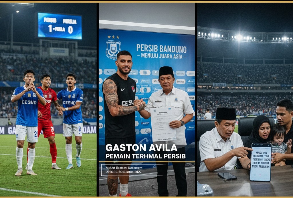 Persib Bandung panas! Gaston Avila resmi jadi pemain termahal, Beckham Putra pancing kartu merah Persija, hingga ancaman pembunuhan Tom Haye. Simak ulasan lengkapnya.