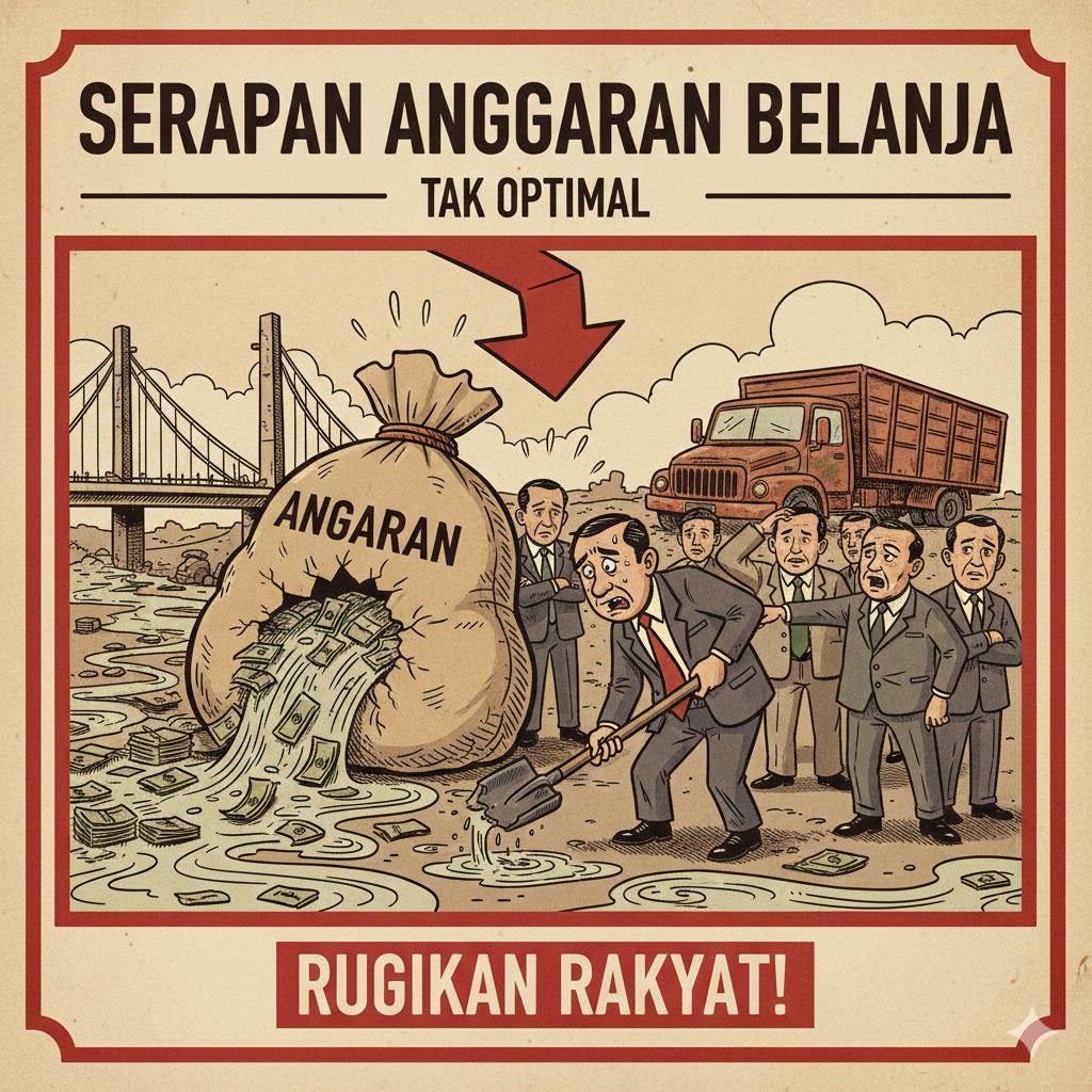 Ilustrasi serapan belanja.