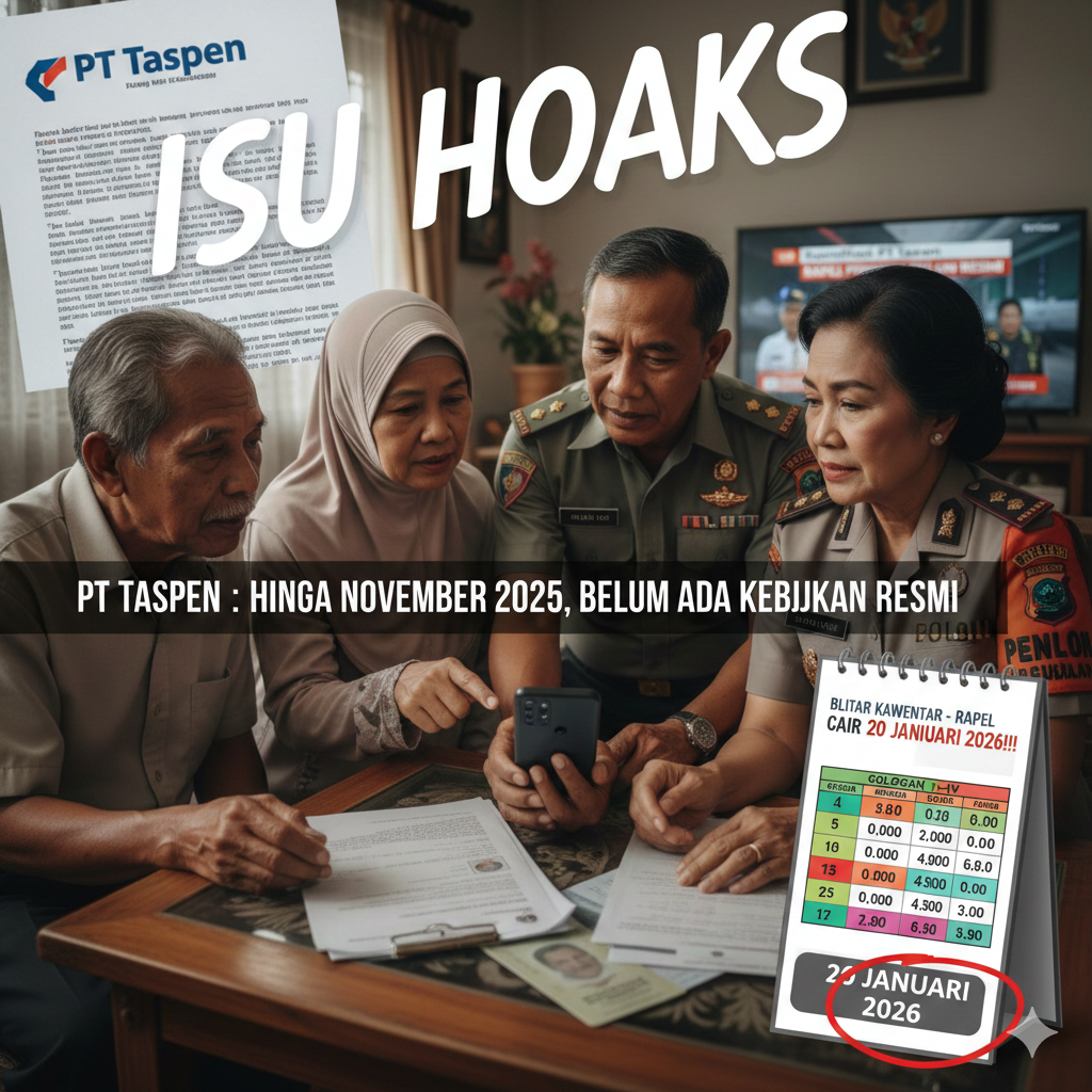 Ramai Isu Rapel Pensiun Cair 20 Januari 2026, PT Taspen Tegaskan Belum Ada Keputusan Resmi Pemerintah