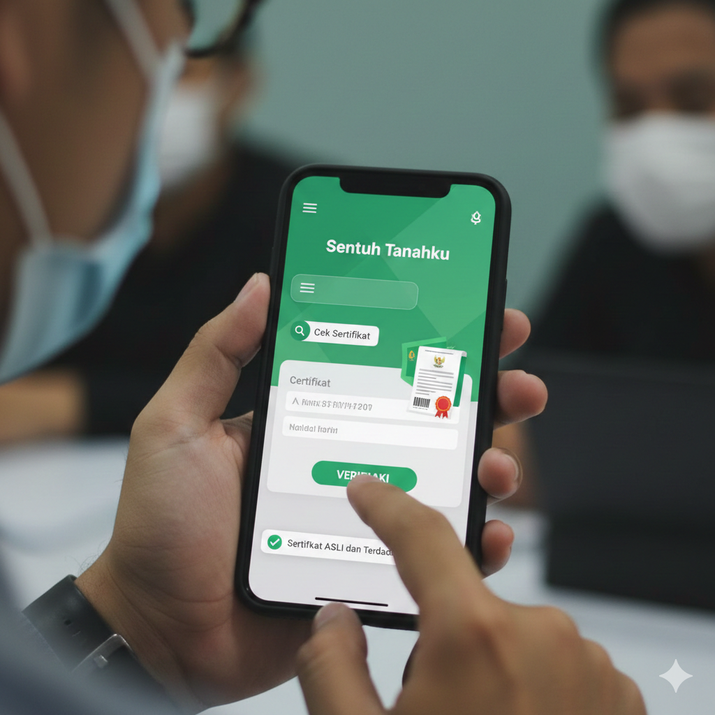 Cek Keaslian Sertifikat Tanah Lewat Aplikasi Sentuh Tanahku