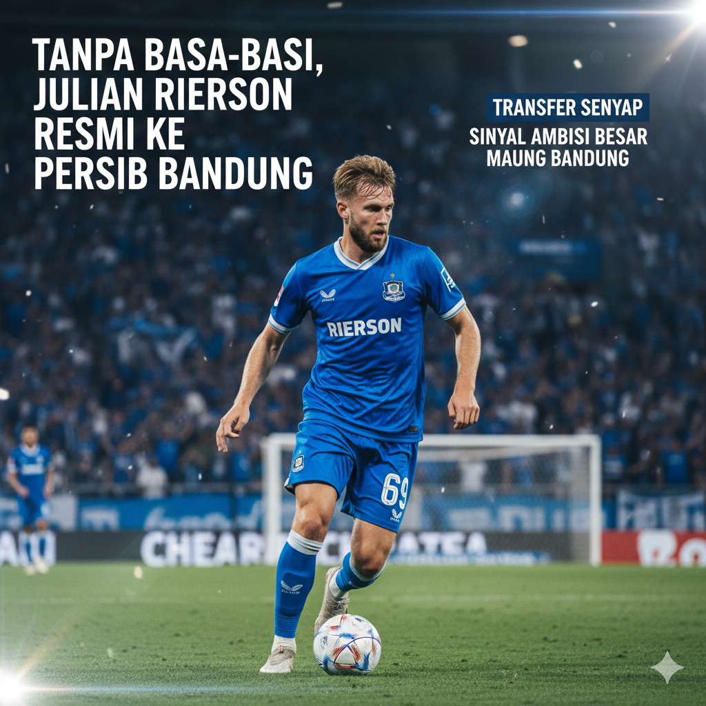 Tanpa Basa-basi, Julian Rierson Resmi ke Persib Bandung: Transfer Senyap, Sinyal Ambisi Besar Maung Bandung
