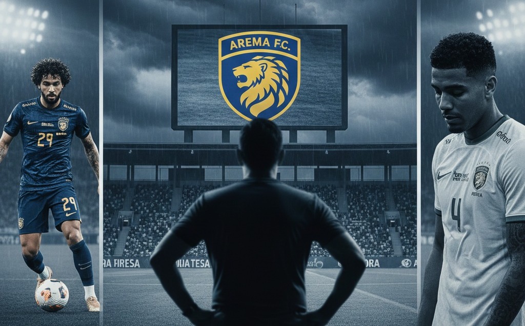 Arema FC evaluasi total! Manajemen ancam posisi pelatih, Gustavo Franca jadi incaran serius, sementara Yan Mota di ambang pintu keluar. Simak update lengkapnya!