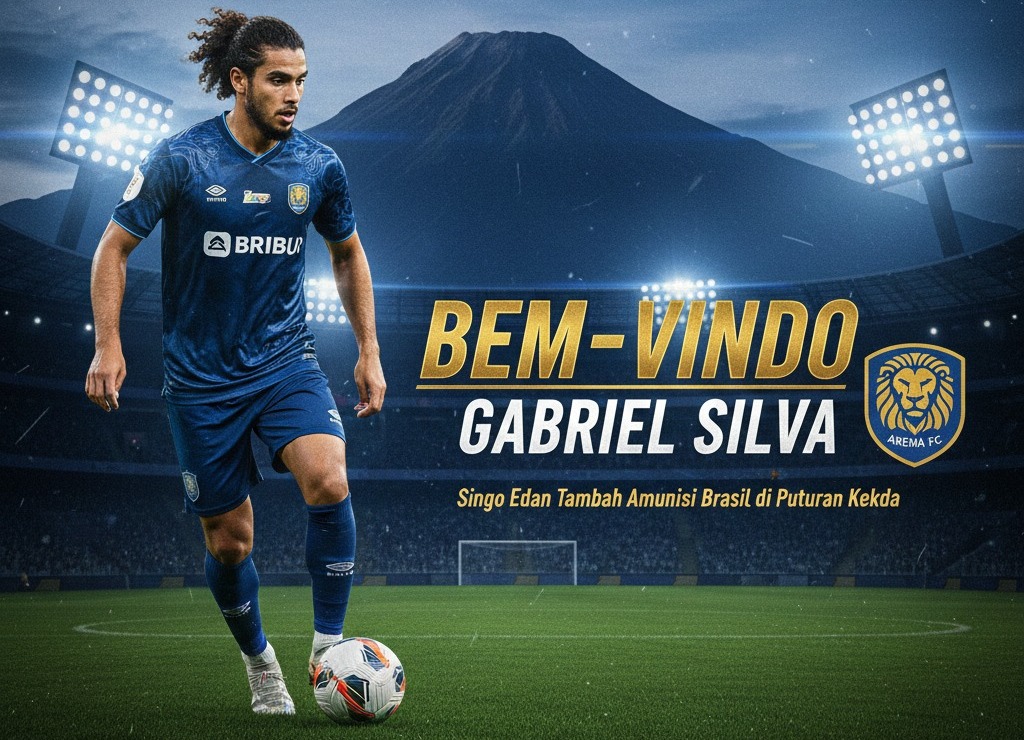 Arema FC amankan Gabriel Silva eks Terengganu FC sebagai pengganti Paulinho Moselin. Simak statistik dan kode kepindahannya ke Malang di sini!