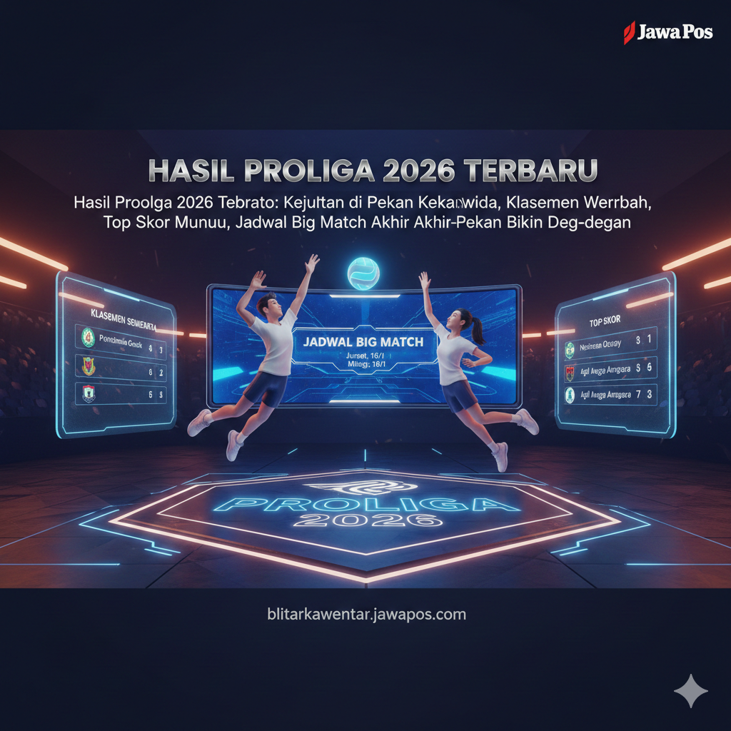 Hasil Proliga 2026 Terbaru: Kejutan di Pekan Kedua, Klasemen Berubah, Top Skor Muncul, Jadwal Big Match Akhir Pekan Bikin Deg-degan