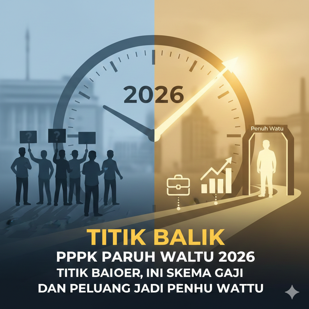 PPPK Paruh Waktu 2026 Jadi Titik Balik Honorer, Ini Skema Gaji dan Peluang Jadi Penuh Waktu