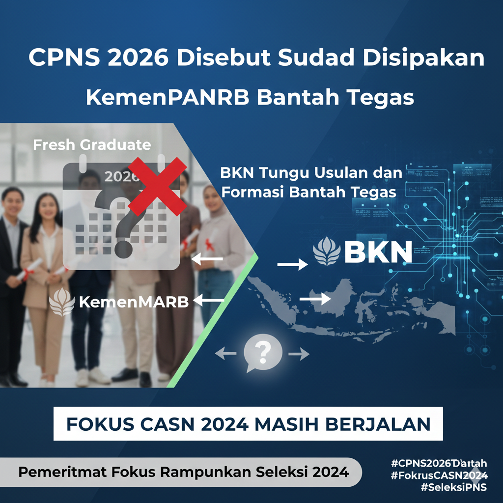 CPNS 2026 Disebut Sudah Disiapkan, KemenPANRB Bantah: Fokus CASN 2024 Masih Berjalan