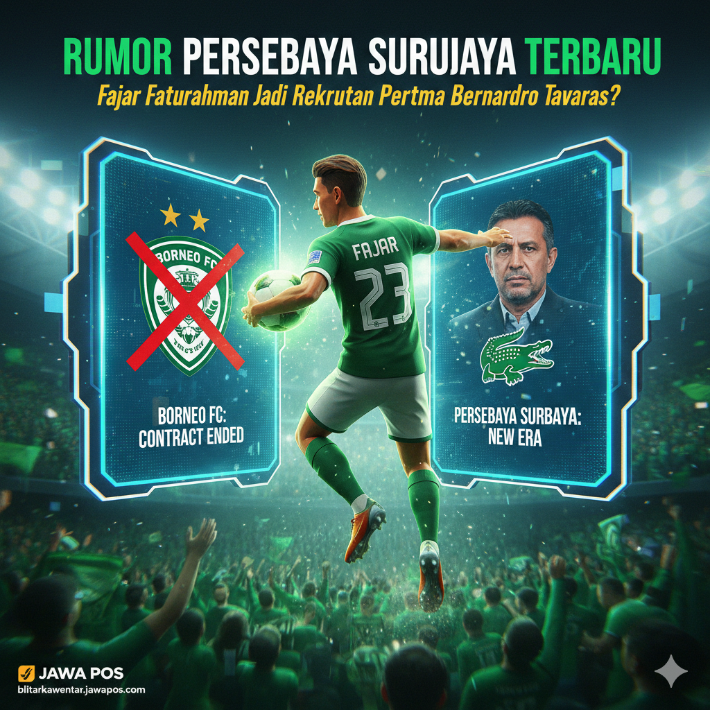 Rumor Persebaya Surabaya Terbaru Memanas: Fajar Faturahman Keluar dari Borneo FC, Jadi Rekrutan Pertama Bernardo Tavares?