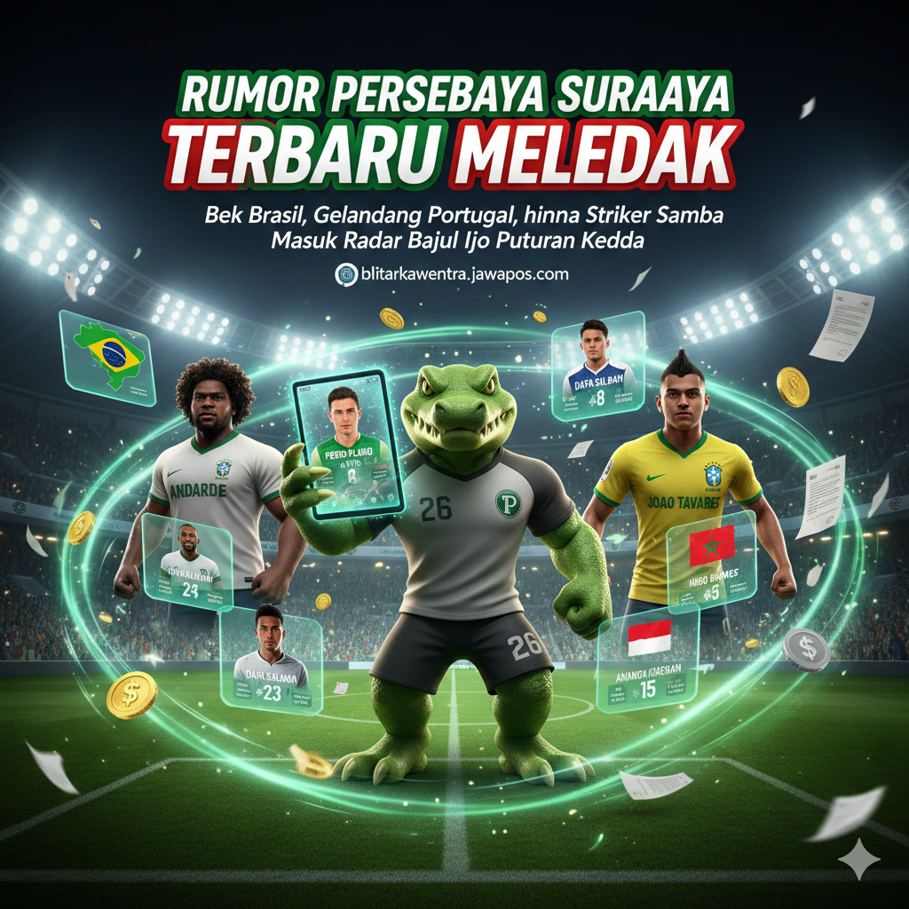 Rumor Persebaya Surabaya Terbaru Meledak: Bek Brasil, Gelandang Portugal, hingga Striker Samba Masuk Radar Bajul Ijo Putaran Kedua