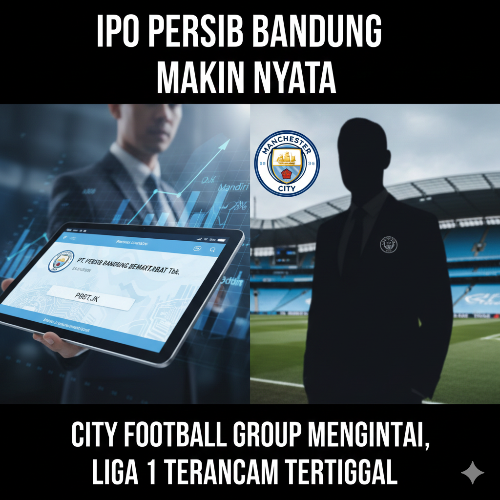 IPO Persib Bandung Makin Nyata: Mesin Bisnis Mandiri, City Football Group Mengintai, Liga 1 Terancam Tertinggal