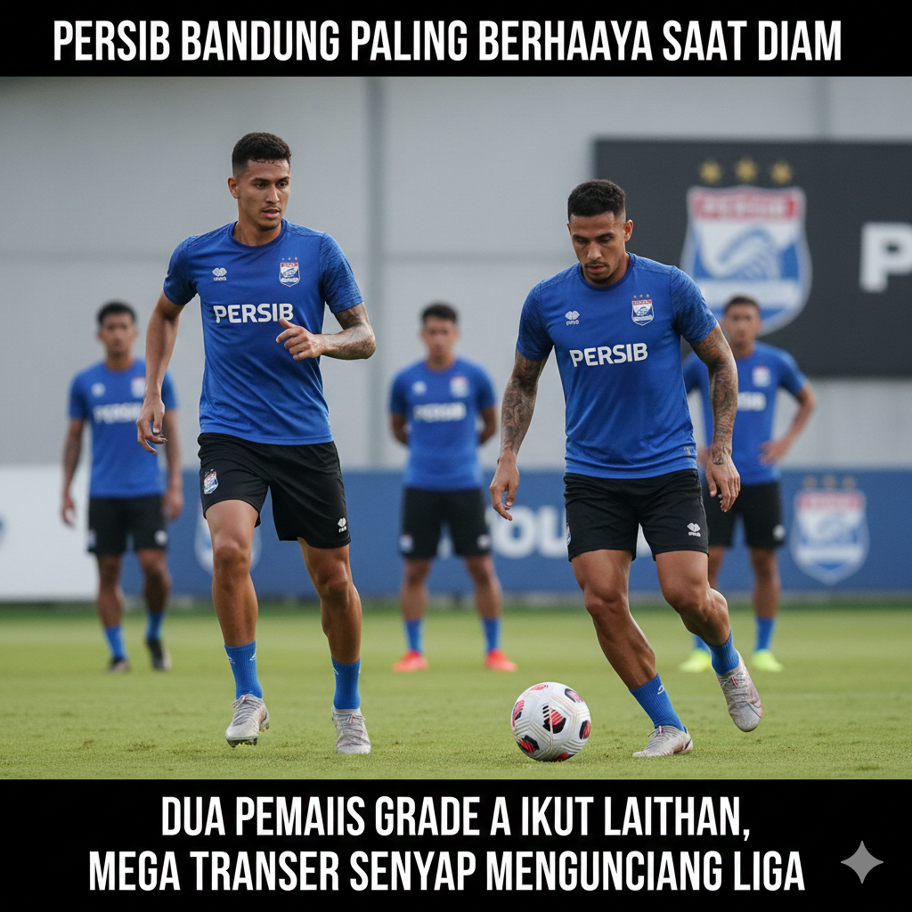 Persib Bandung Paling Berbahaya Saat Diam: Dua Pemain Grade A Ikut Latihan, Mega Transfer Senyap Mengguncang Liga