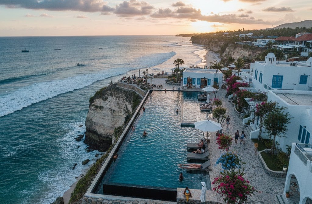 Wisata Baru Jogja Makin Menggila, Dari Kolam Infinity di Tebing Pantai hingga Nuansa Santorini yang Bikin Bali Tersisih