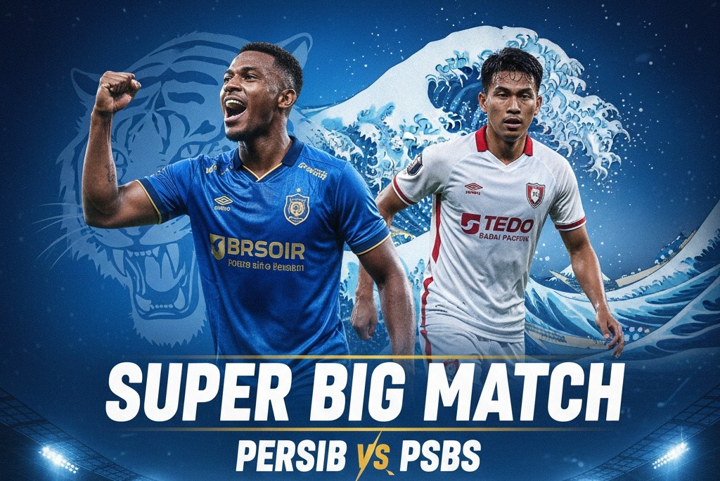 Persib Bandung siap jamu PSBS Biak di GBLA pada pekan ke-18 BRI Super League 2026. Cek klasemen, head to head, dan jadwal siaran langsung Indosiar di sini!